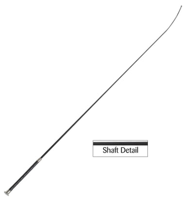 Leather Grip Dressage Whip 105cm Black
