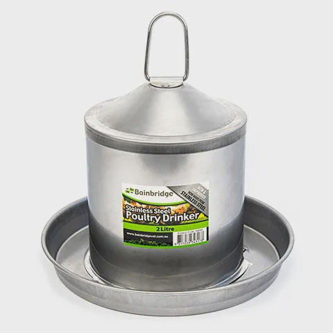 Stainless Steel Poultry Drinker