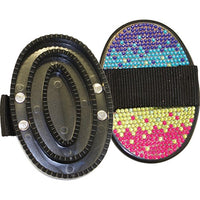 Plastic Curry Comb w/Crystals