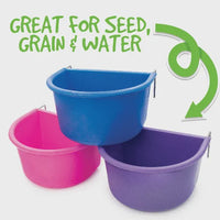 Plastic D Coop Cups- 7cm- any colour