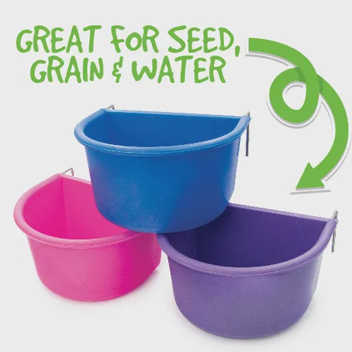 Plastic D Coop Cups- 7cm- any colour