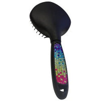 Mane & Tail Brush w/Rainbow Crystal Decoration