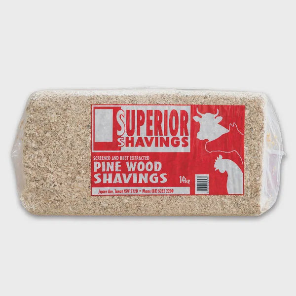 Superior Shaved Wood Shavings Bale