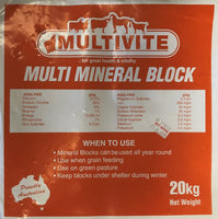 Multvite Block - Orange (multimineral)