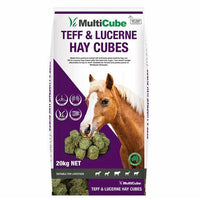 Multicube Low Sugar Teff & Lucerne Hay Cubes 20kg