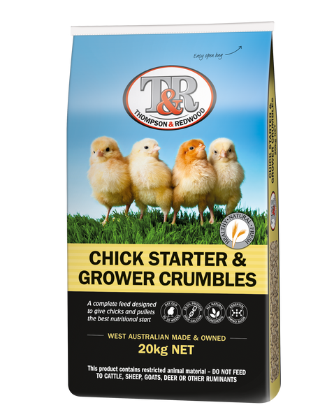 Chick Starter / Grower Crumble (20kg) T&R