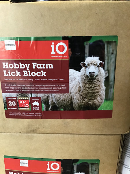 IO Hobby Farm Block 20kg