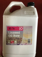 iO RAW LINSEED OIL 5LT