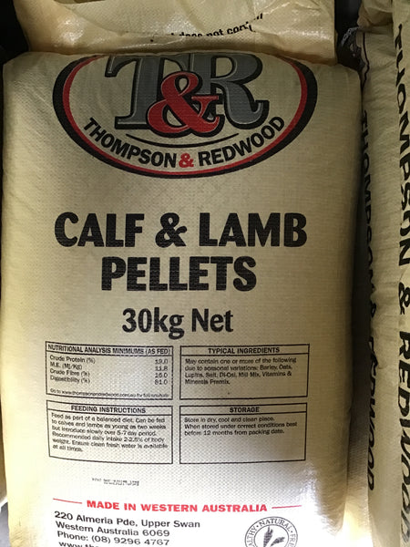 Calf /Lamb pellets  T & R 30kg